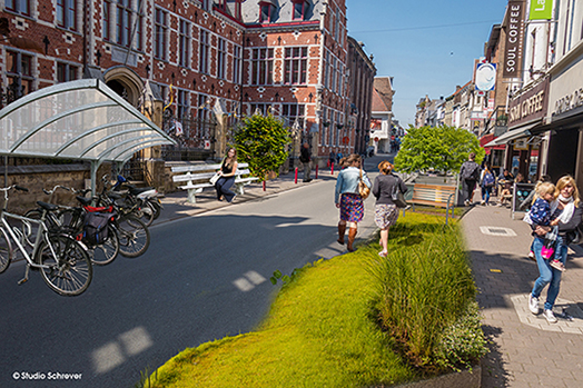 Het Kunstpleinplan, de Ramblas van Geraardsbergen